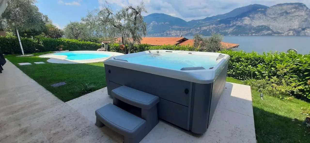 Villa Mimosa-Con Piscina E Vista Lago Brenzone sul Garda